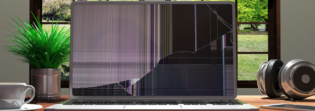 Pęknięty ekran w laptopie – co dalej?